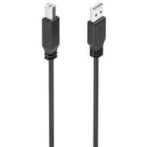 Cable alargador usb 2.0 con amplificador aisens a101-0881/ usb macho - usb tipo-b macho/ 10m/ negro