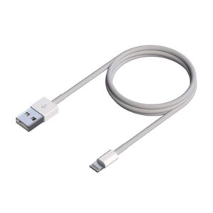 Cable usb 2.0 lightning aisens a102-0542/ usb macho - lightning macho/ hasta 2.5w/ 60mbps/ 50cm/ blanco