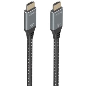 Cable hdmi 2.1 8k aisens a150-0876/ hdmi macho - hdmi macho/ 5m/ gris y negro