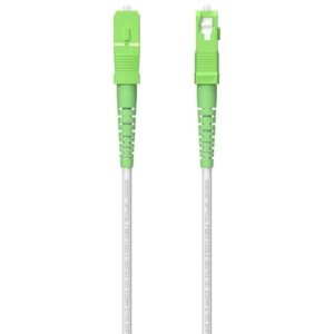 Cable de fibra óptica g657a2 3.0 9/125 smf aisens a152-0615/ lszh/ 60m/ blanco