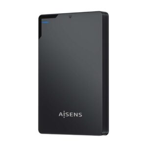 Caja externa para disco duro de 2.5' aisens ase-2520b/ usb 3.1/ sin tornillos