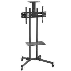 Soporte de suelo inclinable con ruedas aisens ft70te-035 para tv de 37-70'/ hasta 50kg