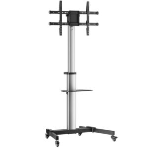Soporte de suelo inclinable con ruedas aisens ft86tre-197 para tv 37-86'/ hasta 50kg