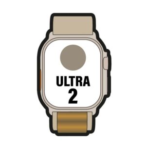 Apple watch ultra 2/ gps/ cellular/ 49mm/ caja de titanio/ correa loop alpine canela grande