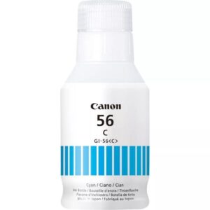 Botella de tinta original canon gi-56/ cian