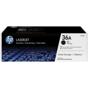 Tóner original hp nº36a multipack/ 2x negro