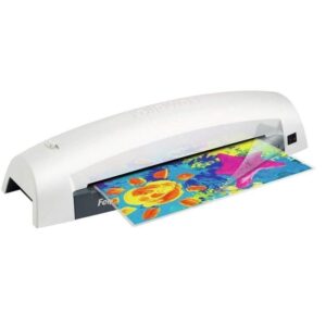 Plastificadora fellowes lunar a3 5716701/ hasta a3 y 80-125 micras/ blanca y negra
