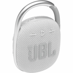 Altavoz con bluetooth jbl clip 4/ 5w/ 1.0/ blanco