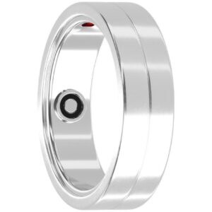 Anillo inteligente maxcom mr100 talla 8/57/ ø18.2mm/ notificaciones/ frecuencia cardíaca/ plata
