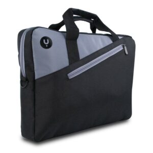 Maletín monray ginger para portátiles hasta 14'/ cinta para trolley/ negro