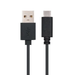 Cable usb 2.0 tipo-c nanocable 10.01.2100/ usb tipo-c macho - usb macho/ 50cm/ negro