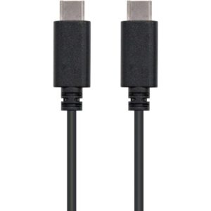 Cable usb 2.0 tipo-c nanocable 10.01.2302/ usb tipo-c macho - usb tipo-c macho/ 2m/ negro