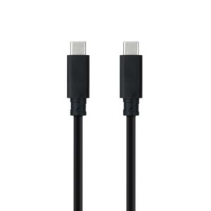 Cable usb 3.1 tipo-c nanocable 10.01.4102/ usb tipo-c macho - usb tipo-c macho/ 2m/ negro