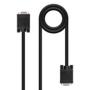 Cable svga nanocable 10.15.1305/ vga macho - vga macho/ 5m/ negro