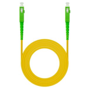 Cable de fibra óptica g657a2 nanocable 10.20.0002/ lszh/ 2m/ amarillo