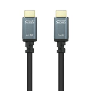 Cable hdmi 2.1 8k nanocable 10.15.8001-l150/ hdmi macho - hdmi macho/ 1.5m/ negro