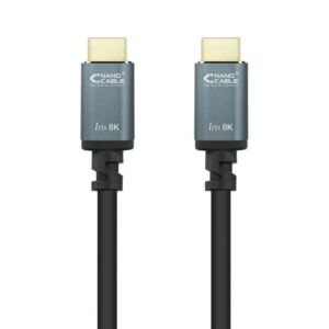 Cable hdmi 2.1 8k nanocable 10.15.8002/ hdmi macho - hdmi macho/ 2m/ negro