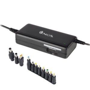 Cargador de portátil ngs ban/ 90w/ manual/ 11 conectores/ voltaje 12-20v