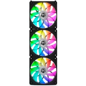Pack 3 ventiladores nox easy link/ argb/ 12cm