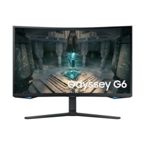 Smart monitor gaming curvo samsung odyssey g6 s32bg650eu/ 32'/ qhd/ 1ms/ 240hz/ va/ multimedia/ regulable en altura/ smart tv/
