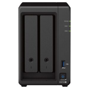 Nas synology diskstation ds723+/ 2 bahías 3.5'- 2.5'/ 2gb ddr4/ formato torre
