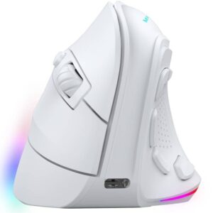 Ratón gaming ergonómico inalámbrico mars gaming mm-sk/ hasta 8400 dpi/ blanco