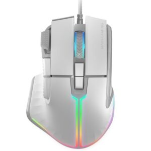 Ratón gaming mars gaming mm-xt/ hasta 12800dpi/ blanco