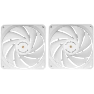 Pack 2 ventiladores mars gaming mf-nclx2/ 12cm