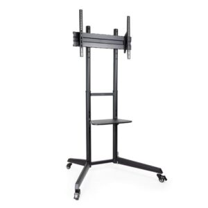 Soporte de suelo inclinable con ruedas tooq fs1170m-b para tv de 37-70'/ hasta 50kg