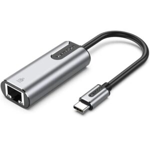 Adaptador usb tipo-c - rj45 vention cfnhb/ 1000mbps