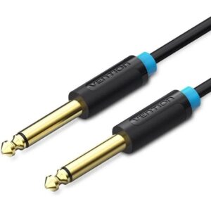 cable mono vention baabd/ jack 6.5 macho - jack 6.5 macho/ 50cm/ negro