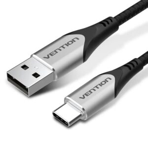 Cable usb 2.0 tipo-c vention codhi/ usb tipo-c macho - usb macho/ hasta 60w/ 480mbps/ 3m/ gris