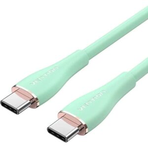 Cable usb 2.0 tipo-c vention tawgf/ usb tipo-c macho - usb tipo-c macho/ hasta 100w/ 480mbps/ 1m/ verde