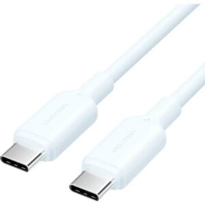 Cable usb 2.0 tipo-c 3a vention trcsh/ usb tipo-c macho - usb tipo-c macho/ hasta 60w/ 480mbps/ 2m/ azul