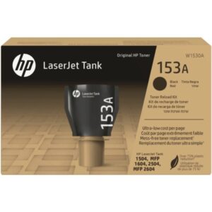 Kit de recarga tóner original laserjet tank nº153a/ negro
