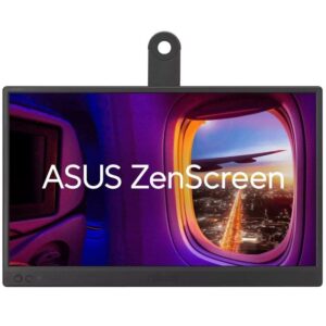 Monitor portátil asus zenscreen mb169ck 15.6'/ full hd/ negro