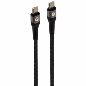 Cable usb 2.0 tipo-c fonestar usb-cc/ usb tipo-c macho - usb tipo-c macho/ 480mbps/ 1m/ negro