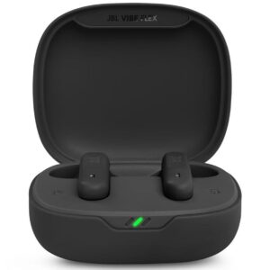Auriculares bluetooth jbl vibe flex con estuche de carga/ autonomía 8h/ negro