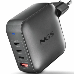 Cargador de pared ngs bud/ 3xusb tipo-c/ 1xusb/ 165w