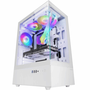 Caja gaming semitorre mars gaming mc-xo/ blanca