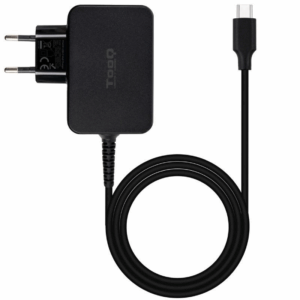 Cargador de portátil tooq tqlc-usbcgan45pd usb tipo-c/ 45w/ automático/ voltaje 5-20v/ 1x usb tipo-c