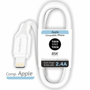 Cable usb 2.0 lightning tech one tech tec2902/ lightning macho - usb macho/ 1m/ blanco