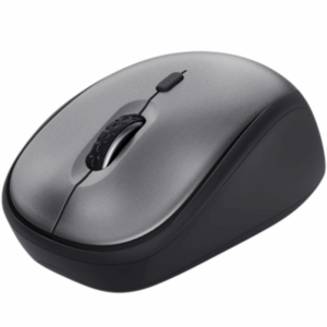 Ratón mini inalámbrico trust yvi+ silent/ hasta 1600 dpi/ negro