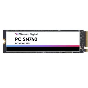Disco ssd western digital pc sn740 512gb/ m.2 2280 pcie/ full capacity