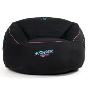 Puff woxter stinger gaming/ con relleno/ azul y negro