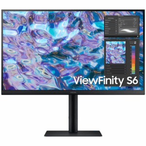 Monitor profesional samsung viewfinity s6 s27b610equ 27'/ qhd/ regulable en altura/ negro