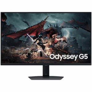 Monitor gaming samsung odyssey g5 s32dg500eu 32'/ qhd/ 1ms/ 180hz/ ips/ regulable en altura/ negro