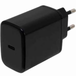Cargador de pared gan fonestar power-c-65/ 1xusb tipo-c/ 65w/ negro