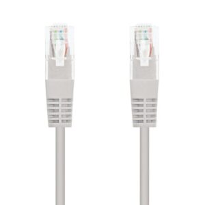 Cable de red rj45 utp nanocable 10.20.0100-l25 cat.5e/ 25cm/ gris