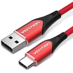 Cable usb 2.0 tipo-c vention codrf/ usb tipo-c macho - usb macho/ 480mbps/ 1m/ rojo